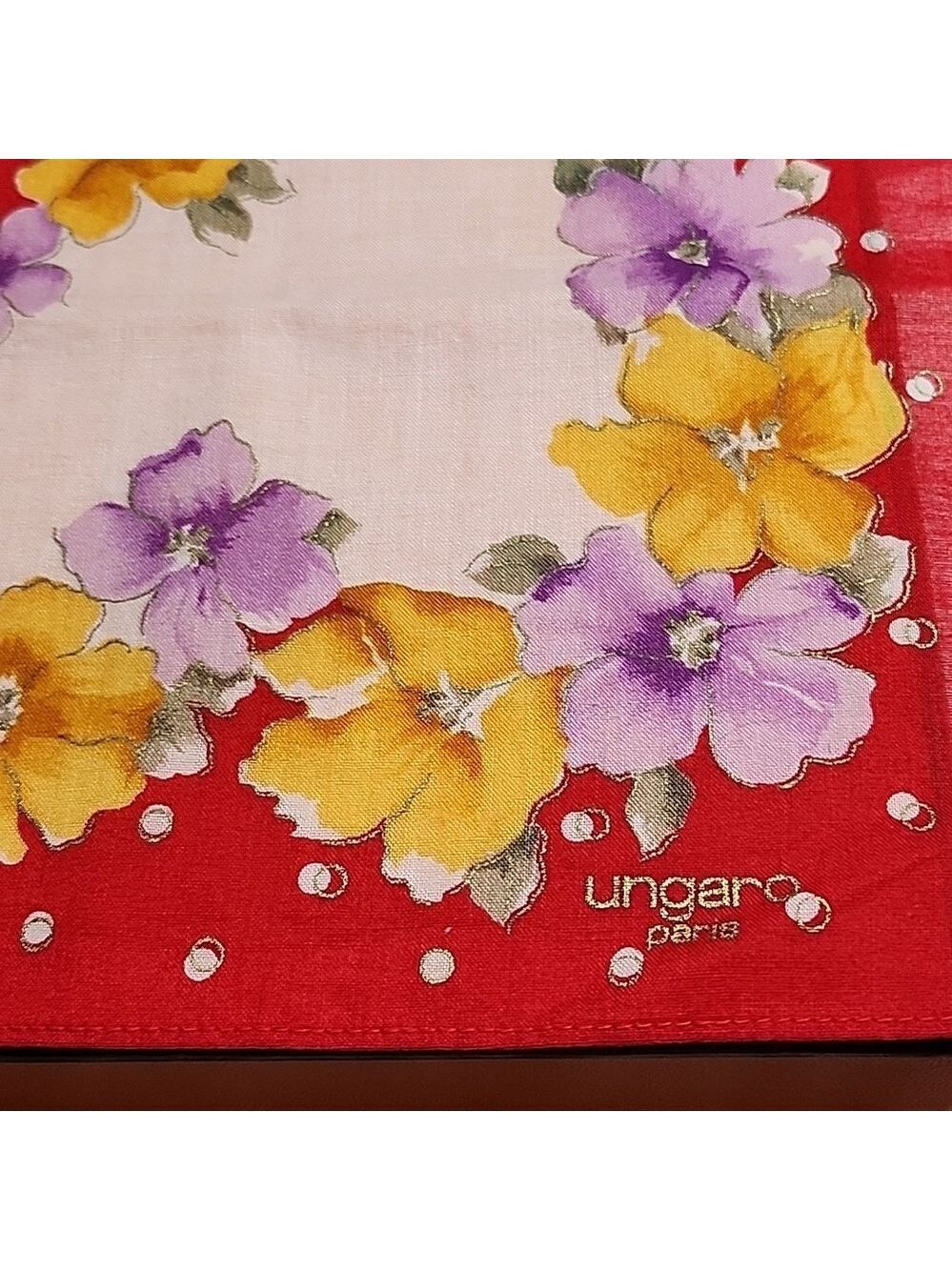 Emanuel Ungaro Paris Handkerchief Cotton